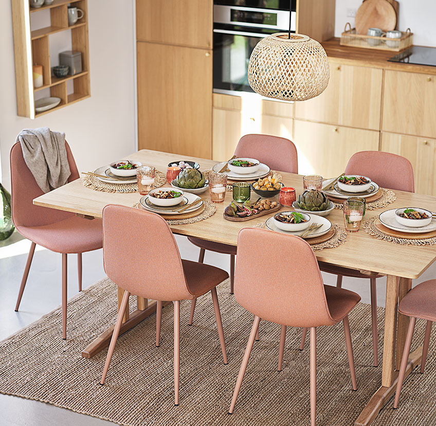 Renew your dining space with colourful dining chairs JYSK